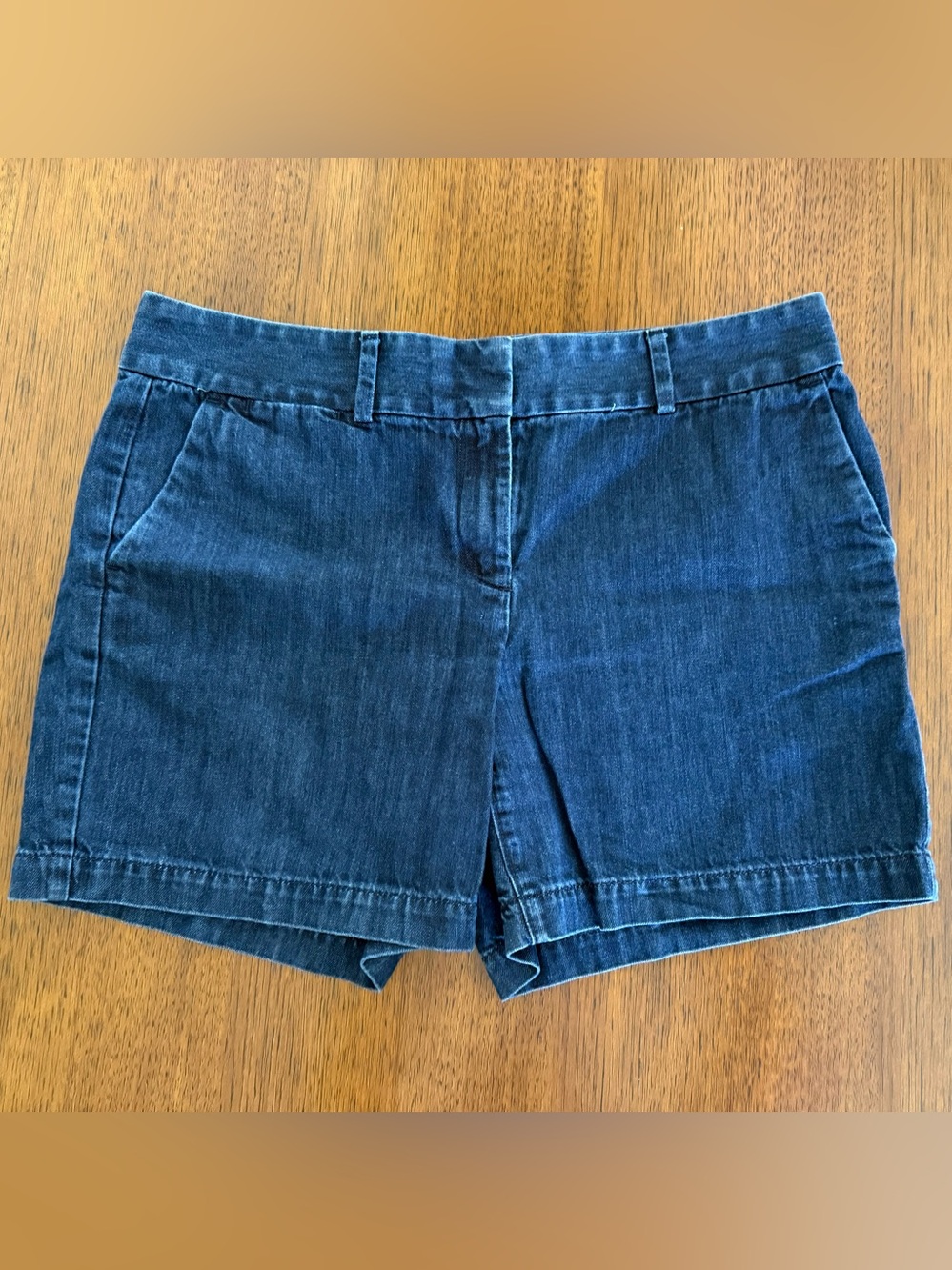 LOFT Dark Blue Denim Riviera Shorts